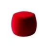 Pouf In Rot - (B)53 X (H)38 X (T)53 Cm
