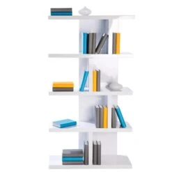 Regal "Lloret" In Weiß - (B)80 X (H)150 X (T)29cm -Yamazaki Mobel Geschaft phoenix group ag regal lloret in weiss b 80 x h 150 x t 29cm 2