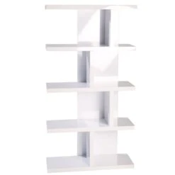 Regal "Lloret" In Weiß - (B)80 X (H)150 X (T)29cm