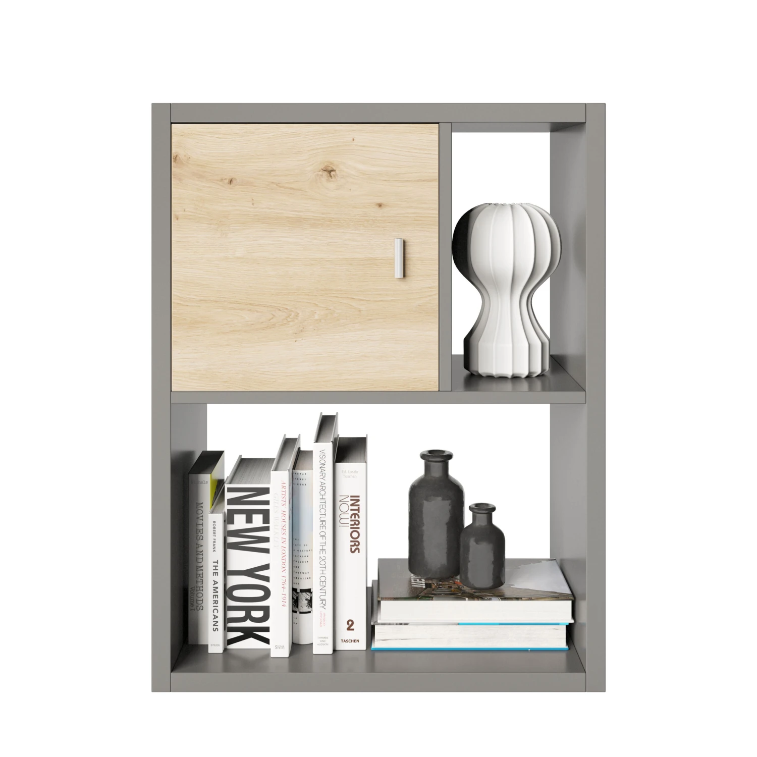 Standregal "Fortuna" In Grau - (B)58 X (H)147 X (T)34cm 7 Standregal "Fortuna" In Grau - (B)58 X (H)147 X (T)34cm – Bild 7