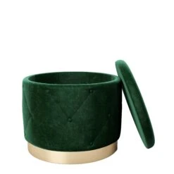 Yamazaki Mobel Geschaft -Yamazaki Mobel Geschaft playboy pouf liz in petrol b 50 x h 40 x t 50 cm 1