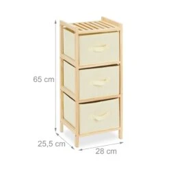 Badregal In Natur/ Beige - (B)28 X (H)65 X (T)25,5 Cm -Yamazaki Mobel Geschaft relaxdays badregal in natur beige b 28 x h 65 x t 25 5 cm 4