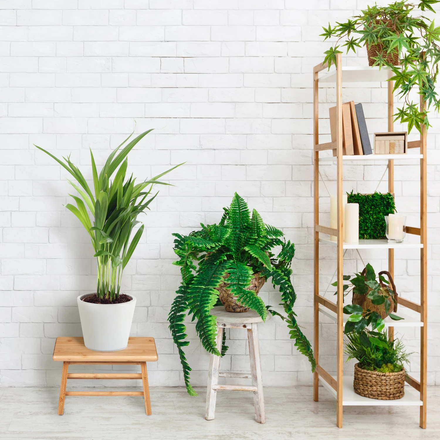 Bambus-Fußbank In Natur 2 Bambus-Fußbank In Natur – Bild 2