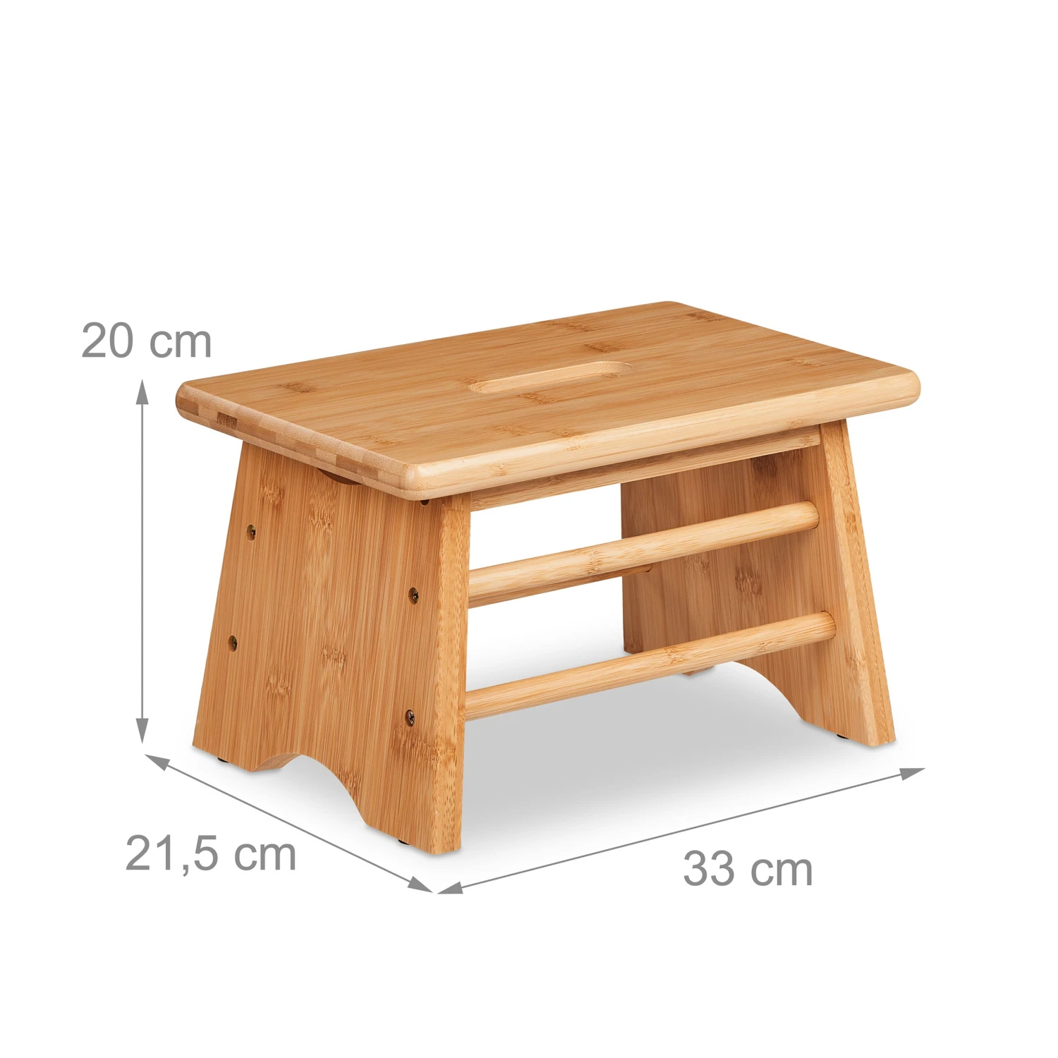 Bambus-Fußbank In Natur 4 Bambus-Fußbank In Natur – Bild 4