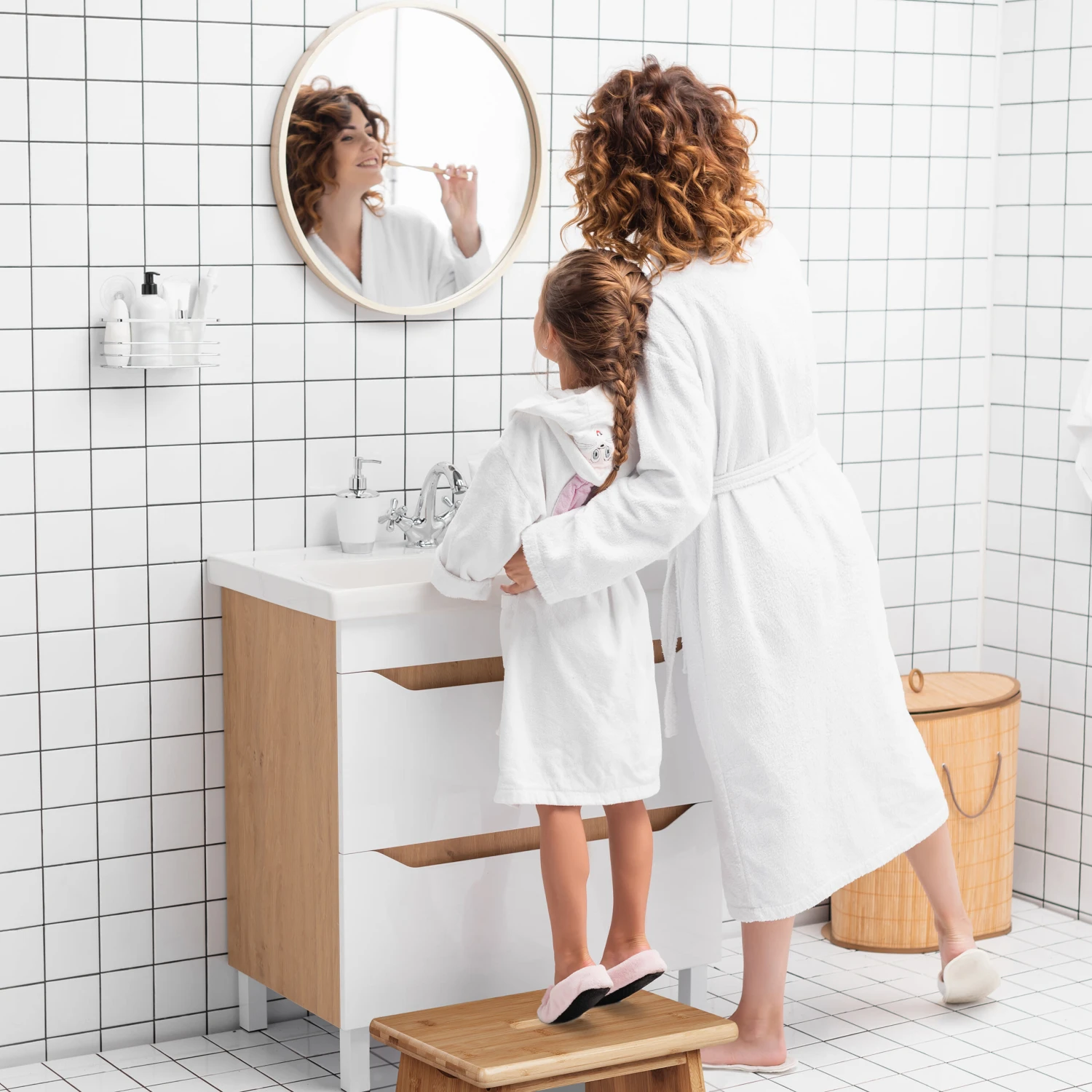 Bambus-Fußbank In Natur 5 Bambus-Fußbank In Natur – Bild 5