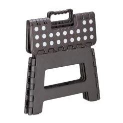 Klapphocker In Dunkelgrau - (B)35 X (H)22 Cm X (T)28 Cm