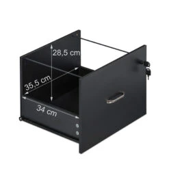 Rollcontainer In Schwarz - (B)43 X (H)72 X (T)46 Cm 13 Rollcontainer In Schwarz - (B)43 X (H)72 X (T)46 Cm -Yamazaki Mobel Geschaft relaxdays rollcontainer in schwarz b 43 x h 72 x t 46 cm 4