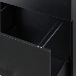 Rollcontainer In Schwarz - (B)43 X (H)72 X (T)46 Cm 15 Rollcontainer In Schwarz - (B)43 X (H)72 X (T)46 Cm -Yamazaki Mobel Geschaft relaxdays rollcontainer in schwarz b 43 x h 72 x t 46 cm 6