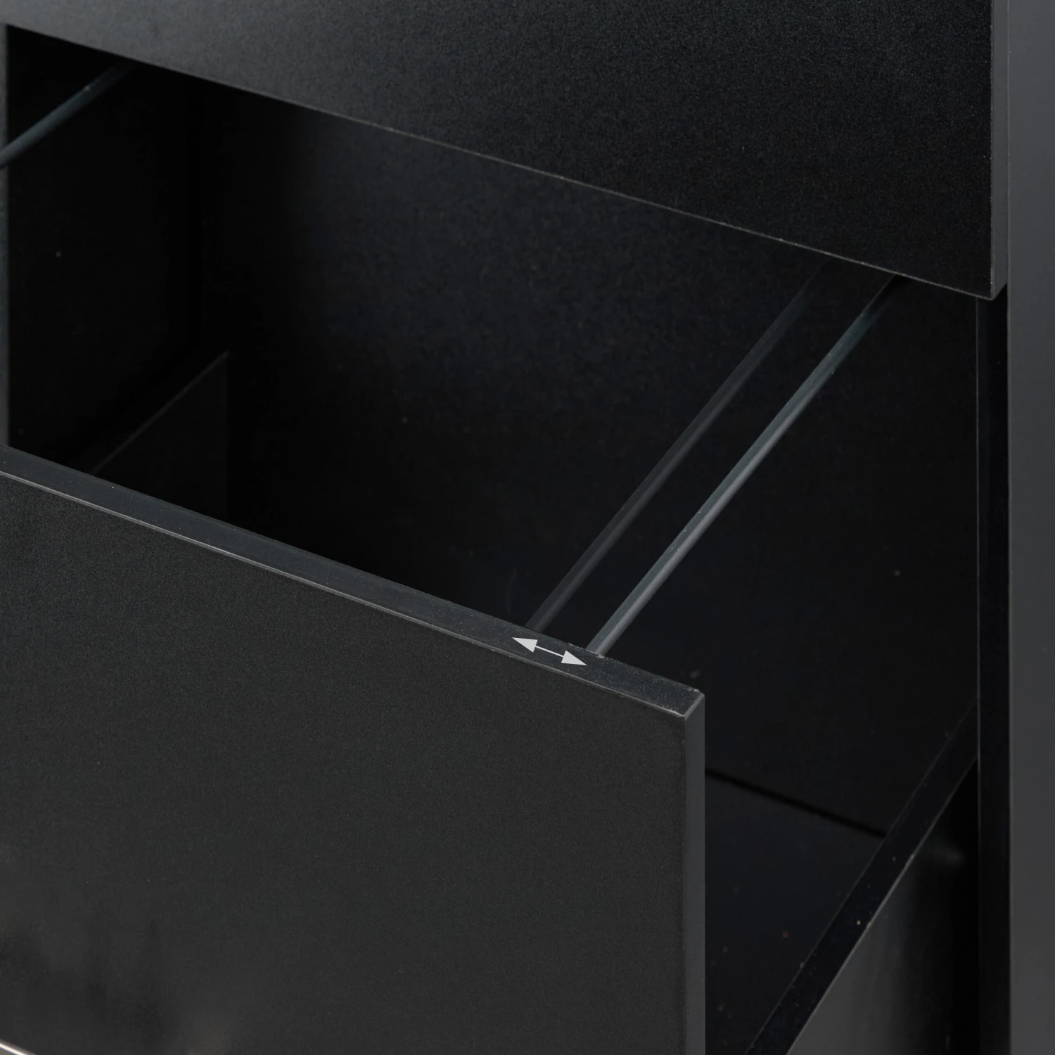 Rollcontainer In Schwarz - (B)43 X (H)72 X (T)46 Cm 7 Rollcontainer In Schwarz - (B)43 X (H)72 X (T)46 Cm – Bild 7