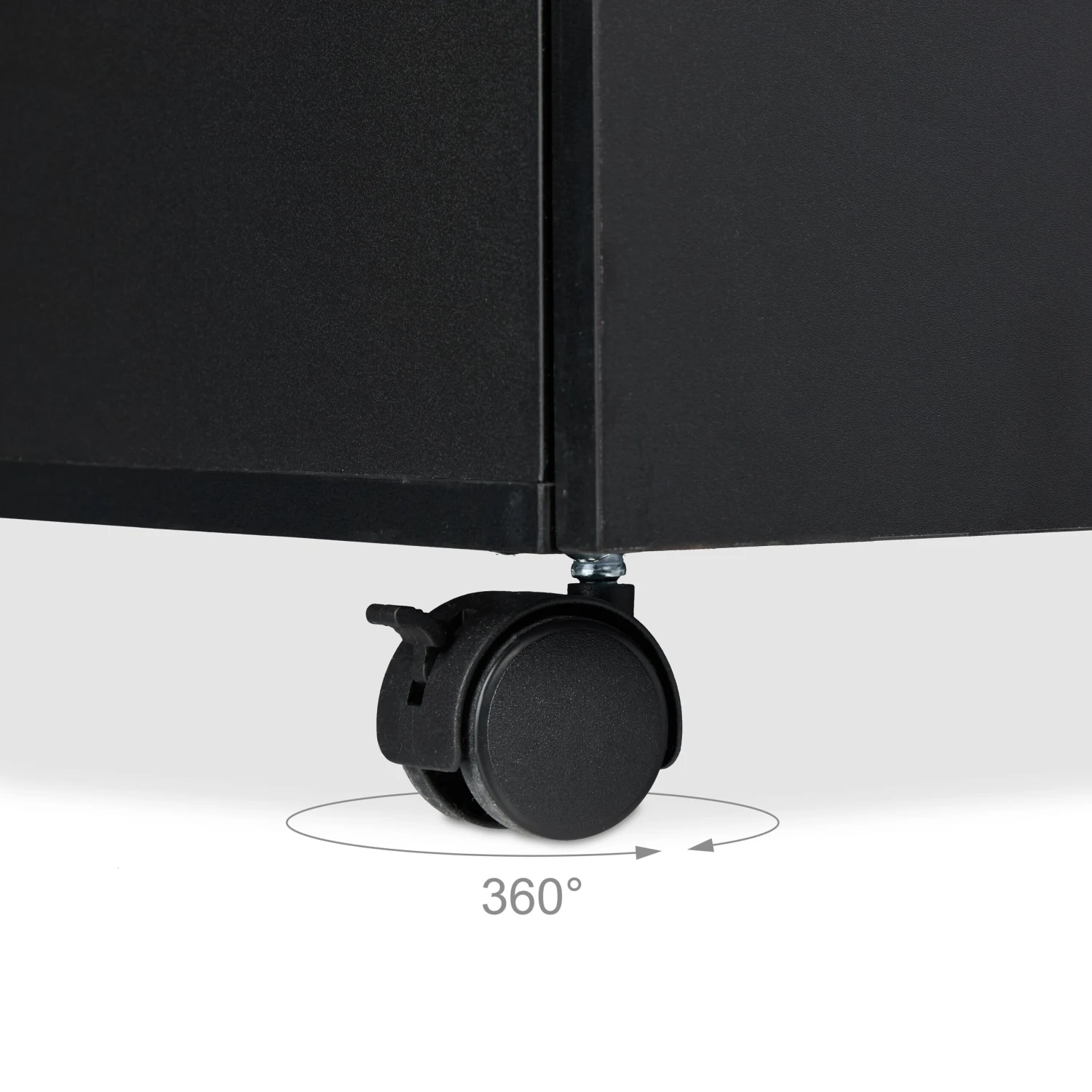 Rollcontainer In Schwarz - (B)43 X (H)72 X (T)46 Cm 8 Rollcontainer In Schwarz - (B)43 X (H)72 X (T)46 Cm – Bild 8