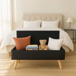 Yamazaki Mobel Geschaft -Yamazaki Mobel Geschaft relaxdays sitzbank in schwarz b 110 x h 40 x t 40 cm 1