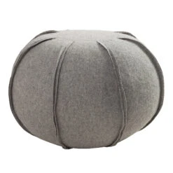Sitzpouf FILZ In Hellgrau - 50 X 37 X 50cm