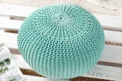 Sitzpouf LEEDS In Mint - 50 X 35 X 50cm -Yamazaki Mobel Geschaft riess ambiente de sitzpouf leeds in mint 50 x 35 x 50cm 5
