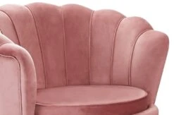 Loungesessel Im Muscheldesign Chromgestell In Goldoptik & Samtbezug In Rose -Yamazaki Mobel Geschaft salesfever loungesessel im muscheldesign chromgestell in goldoptik and samtbezug in rose 3