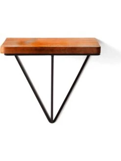 Wandregal "WR037" In Walnuss/ Schwarz - (B)33 X (H)33 X (T)28 Cm -Yamazaki Mobel Geschaft scandinavia concept wandregal wr037 in walnuss schwarz b 33 x h 33 x t 28 cm 3