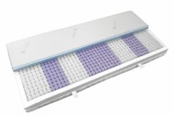 7-Zonen Taschenfederkernmatratze "Deluxe" In Weiß - H2 (bis 80 Kg)