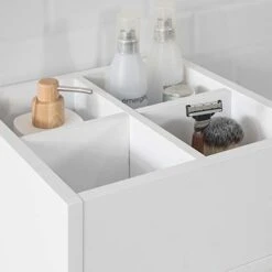 Badschrank In Weiß - (B)30 X (H)90 X (T)30cm -Yamazaki Mobel Geschaft sobuy badschrank in weiss b 30 x h 90 x t 30cm 4