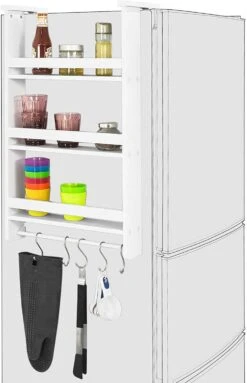 Hängeregal In Weiß - (B)44.5 X (H)73.5 X (T)20cm