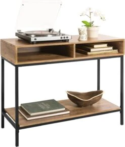 Konsolentisch In Braun/ Schwarz - (B)110 X (H)80 X (T)40cm