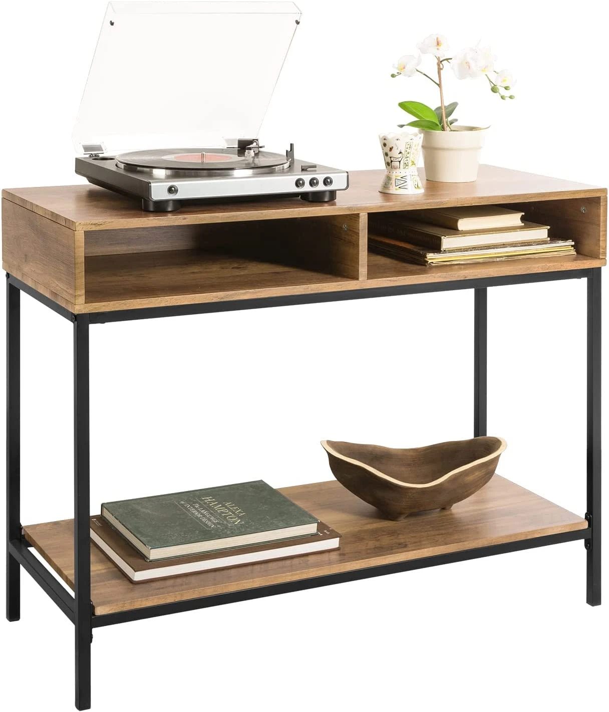 Konsolentisch In Braun/ Schwarz - (B)110 X (H)80 X (T)40cm 1 Konsolentisch In Braun/ Schwarz - (B)110 X (H)80 X (T)40cm