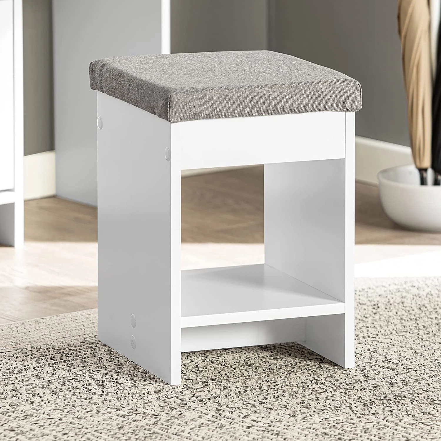 Schuhschrank In Weiß - (B)95 X (H)113 X (T)30cm 6 Schuhschrank In Weiß - (B)95 X (H)113 X (T)30cm – Bild 6