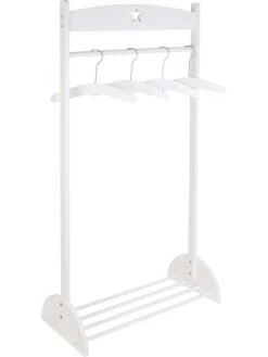 Kindergarderobe In Weiß - (B)60 X (H)121 X (T)30 Cm