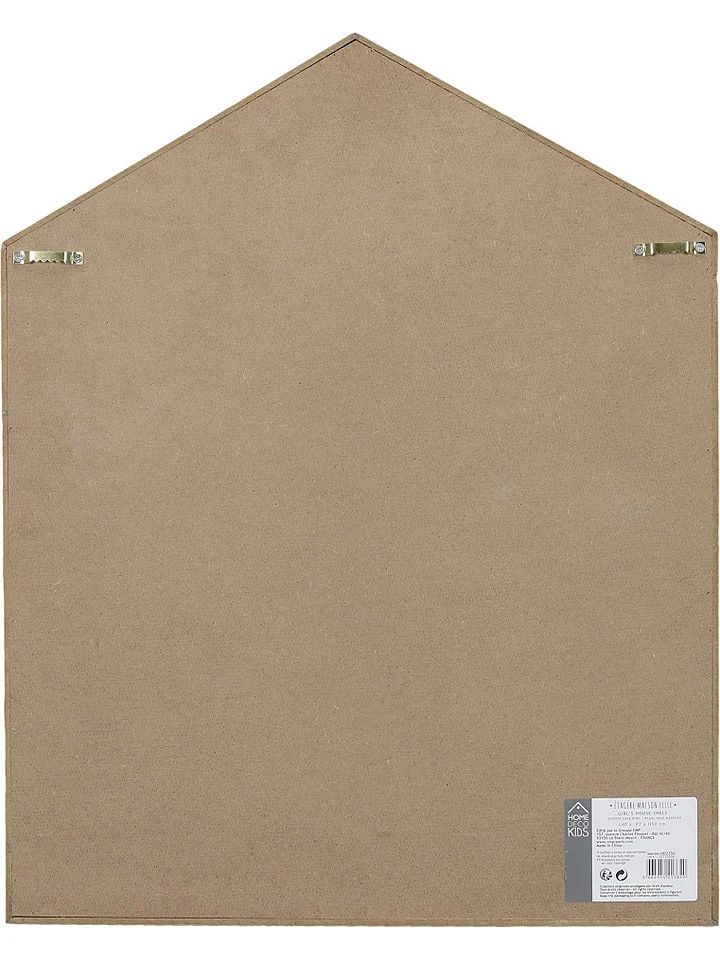 Wandregal "Maison" In Hellbraun/ Rosa - (B)40 X (H)54 X (T)10 Cm 4 Wandregal "Maison" In Hellbraun/ Rosa - (B)40 X (H)54 X (T)10 Cm – Bild 4