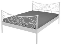 Metallbett Justine 140 X 200 Cm In Weiß