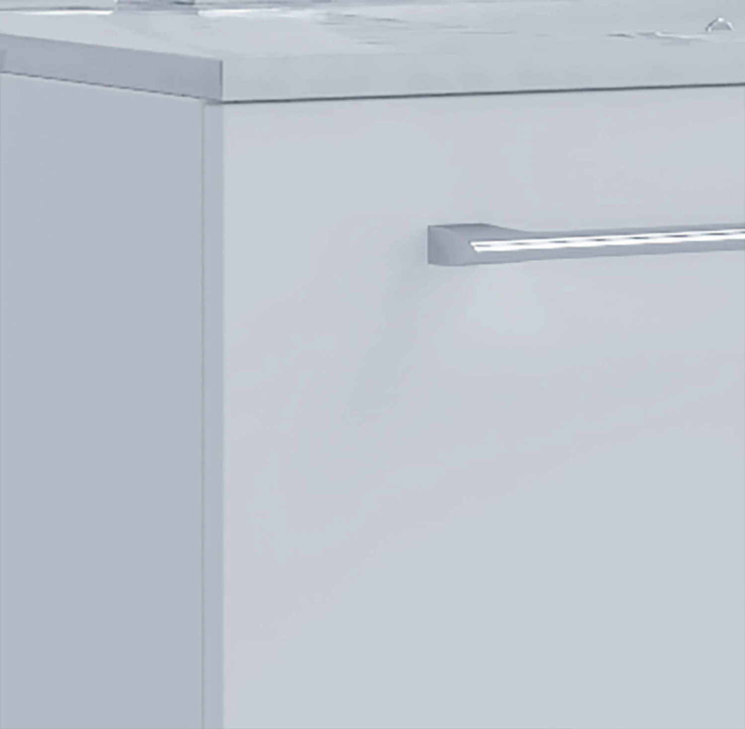 2-tlg. Waschplatz Waschtisch Badinos Tür In Weiß 2 2-tlg. Waschplatz Waschtisch Badinos Tür In Weiß – Bild 2