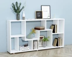Holz Stand Regal Raumteiler Bücherregal Lanisa L In Weiß -Yamazaki Mobel Geschaft vcm holz stand regal raumteiler bucherregal lanisa l in weiss 2
