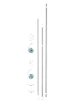 Wenko Teleskop-Garderoben-Set Edelstahl 3-teilig In Silber -Yamazaki Mobel Geschaft wenko teleskop garderoben set edelstahl 3 teilig in silber 8