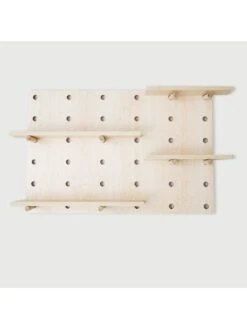 Wandregal In Natur - (L)90 X (B)60 Cm