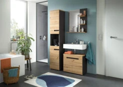 Spiegel In Basalt Grau/Artisan Eiche - (B) 63 X (H) 73 X (T) 16 -Yamazaki Mobel Geschaft xonox home spiegel in basalt grau artisan eiche b 63 x h 73 x t 16 2