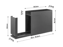 Yamazaki Gewürzregal Tower 50x36x12cm In Schwarz -Yamazaki Mobel Geschaft yamazaki gewurzregal tower 50x36x12cm in schwarz 4