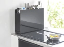 Yamazaki Gewürzregal Tower 50x36x12cm In Schwarz -Yamazaki Mobel Geschaft yamazaki gewurzregal tower 50x36x12cm in schwarz 5