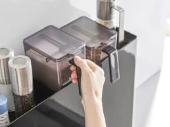 Yamazaki Gewürzregal Tower 50x36x12cm In Schwarz -Yamazaki Mobel Geschaft yamazaki gewurzregal tower 50x36x12cm in schwarz 7