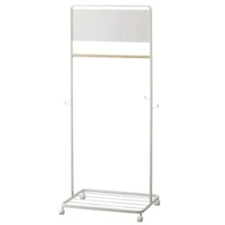 Yamazaki Kinder-Garderobenständer Tower 68,5x135x29 Cm In Weiß