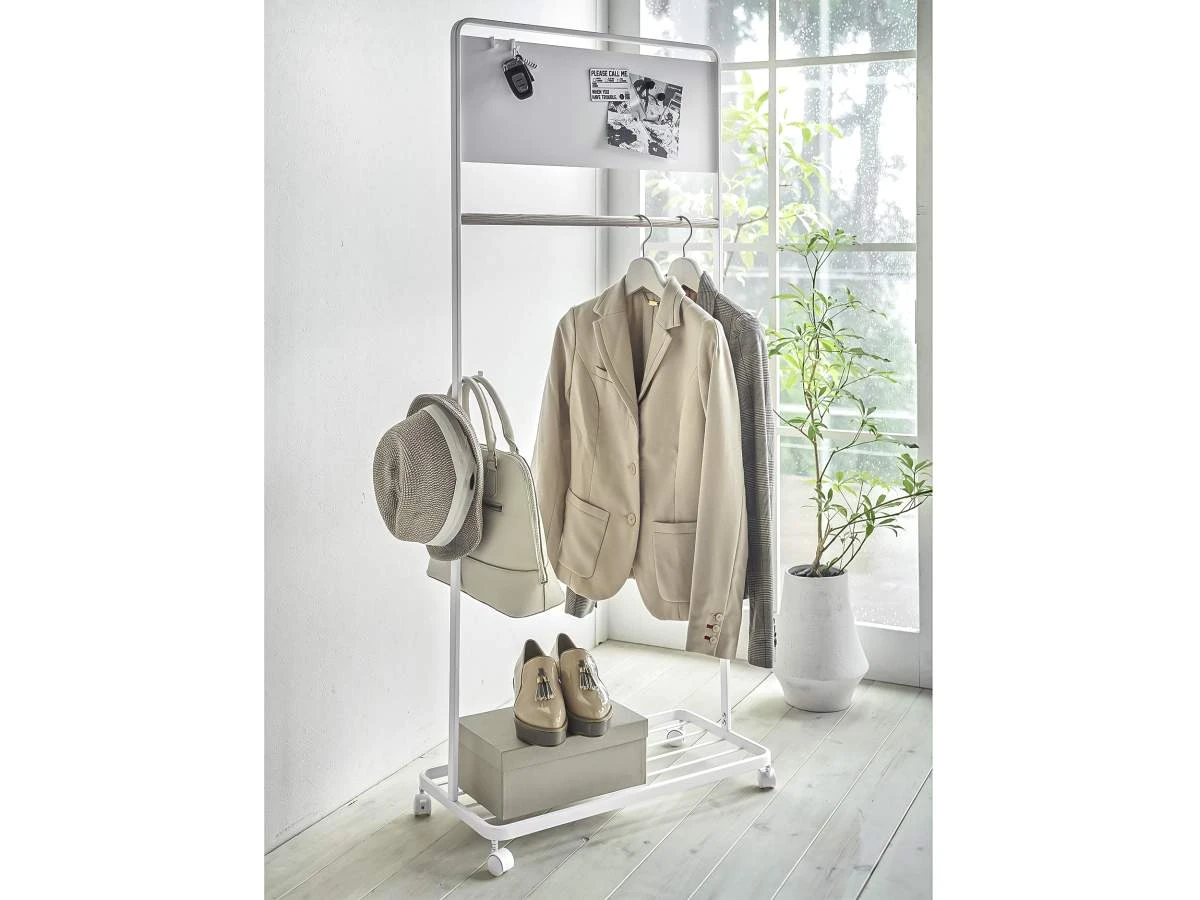 Yamazaki Kinder-Garderobenständer Tower 68,5x135x29 Cm In Weiß 9 Yamazaki Kinder-Garderobenständer Tower 68,5x135x29 Cm In Weiß – Bild 9