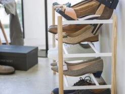 Yamazaki Schuhregal Plain 41 Bis 70x45x25cm In Weiß -Yamazaki Mobel Geschaft yamazaki schuhregal plain 41 bis 70x45x25cm in weiss 5